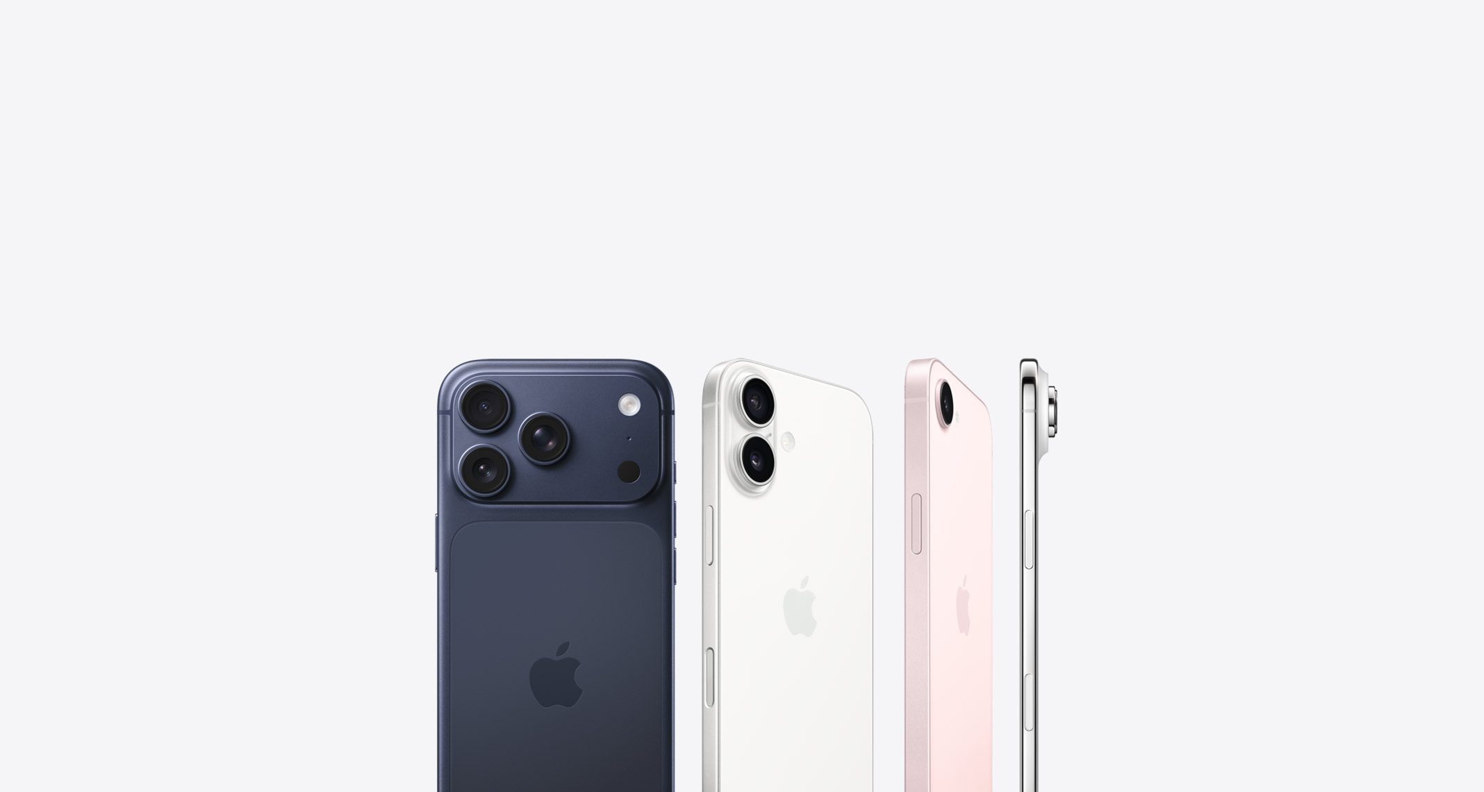 iPhone 16 lineup in multiple colors